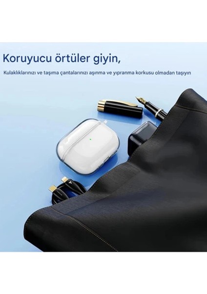 Airpods Pro 3. Nesil Ile Uyumlu Şeffaf Cyrstal Clear Ultra Berrak Kılıf ( Kulaklık Değildir ) indirimleri