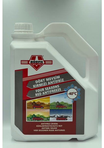 -40 Antifiriz Kırmızı 3 Lt