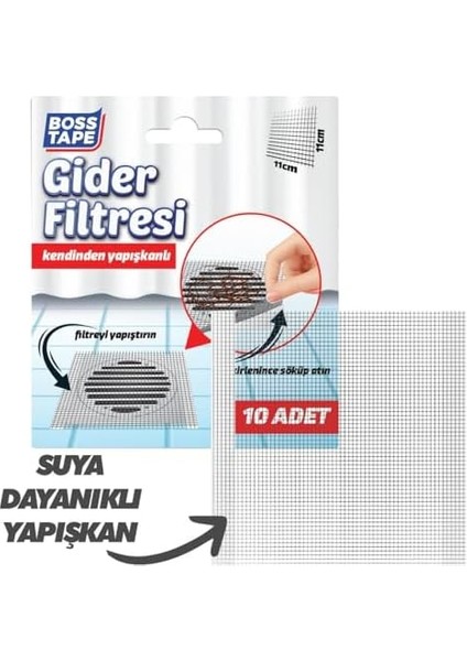 Gider Filtresi 10&apos;lu modelleri