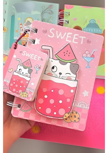 Scc Kabartmalı Çizgili Defter