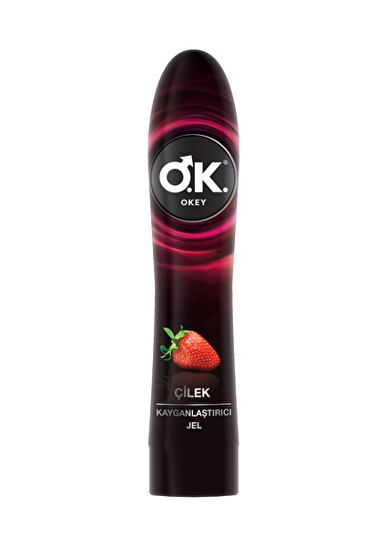 Okey Kayganlaştırıcı Jel 100 ml Çilek (3 Adet)