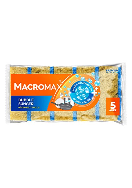 Macromax Sünger Bubble 5 Li (2 Adet)