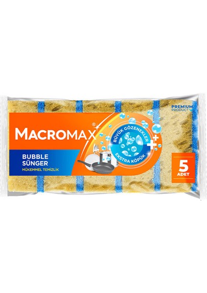 Macromax Sünger Bubble 5 Li (2 Adet) fiyatları