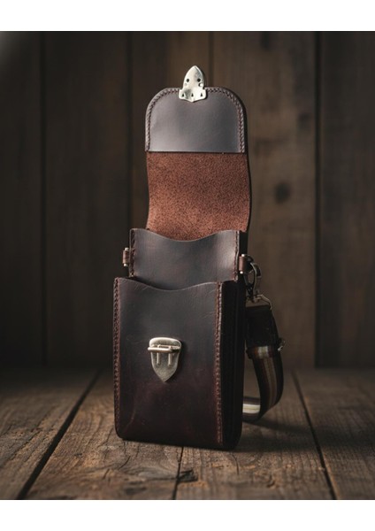 El Yapımı Hakiki Deri Telefon ve Mini Çapraz Çanta (9.5X17X5 Cm) fırsatları