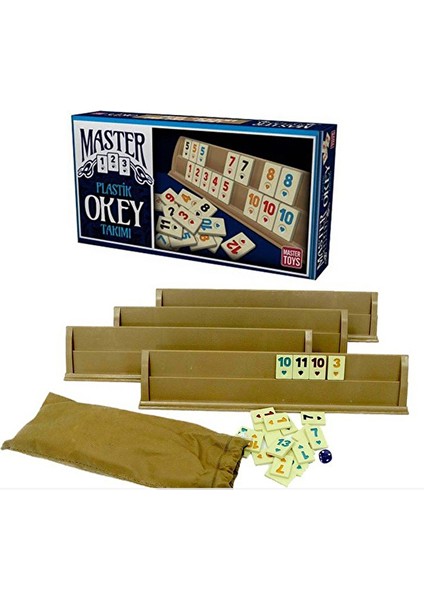 Plastik Okey Takımı (4 Adet)