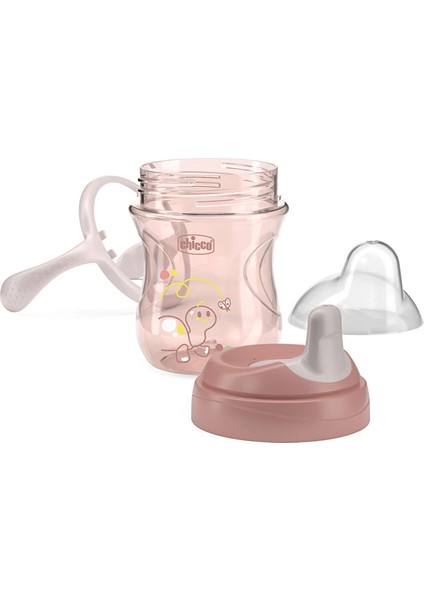 Yarı Yumuşak Uçlu Alıştırma Bardağı 6+ Ay 200 ml Kız (2 Adet) fiyatları