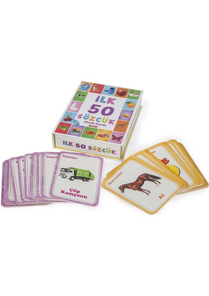 Dıy Toy Ilk 50 Sözcük Bebek Eğitici Oyuncak Flash Cards modelleri