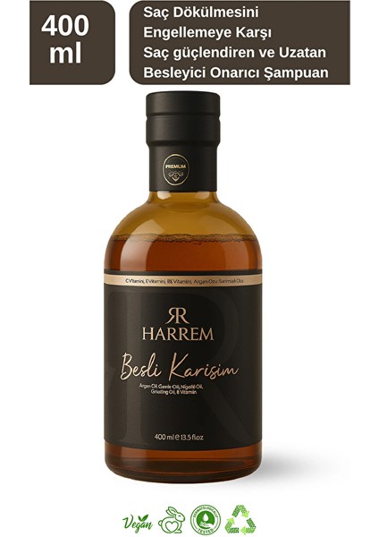 Beşli Karışım Şampuan 400 ml (5 Adet)