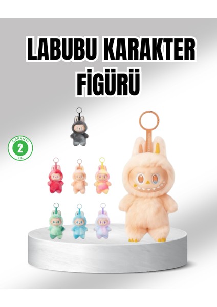 Labubu Peluş Oyuncak – Koleksiyonluk Yumuşak Dekoratif Figür 20 cm