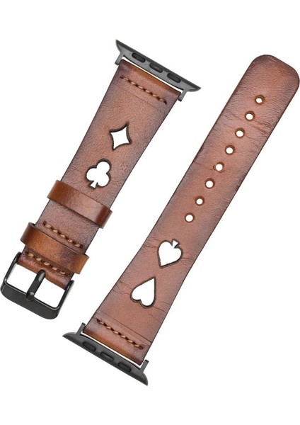 Apple Watch Uyumlu Deri Kordon 42-44-45MM Avesta RST2EF modelleri