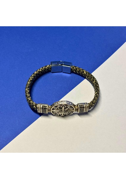 El Işçiliği ile Üretilmiş Hakiki Deri Erkek Bileklik modelleri