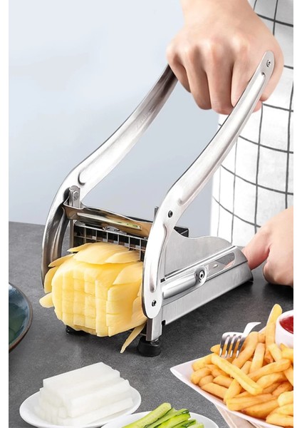 Çelik El Tipi Patates Sebze Dilimleyici Küp Rende Doğrayıcı fırsatları
