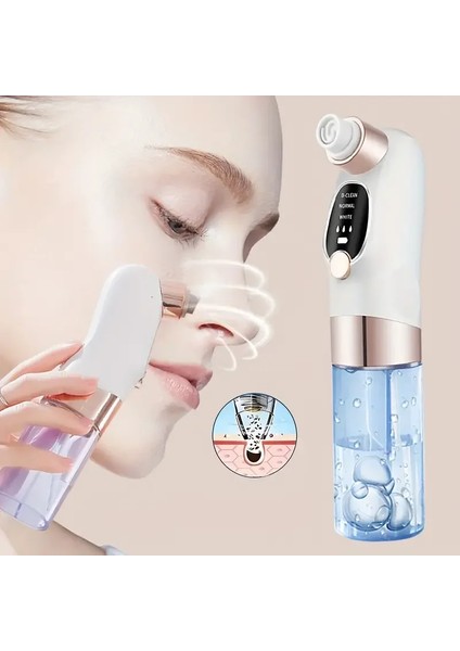 Egonex (Sulu) Sterilizasyonlu Vakumlu Cilt Gözenek Siyah Nokta Temizleyici 6 Başlıklı