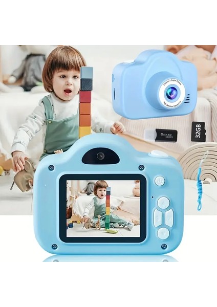 Mini 1080P Çocuklar Için Dijital Fotoğraf Makinesi