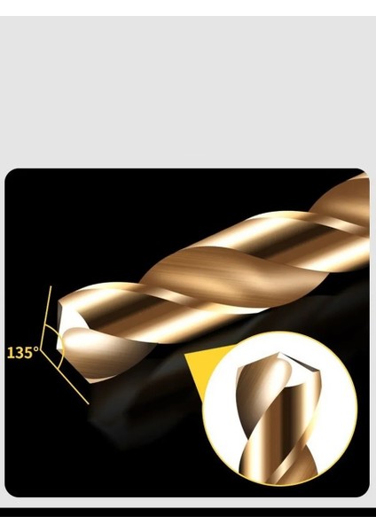 Hss Matkap Ucu 1/4 Hex 13 Parça Hss Tungsten Karbür Matkap Uç 1.5-6.5mm Titanyum 722460