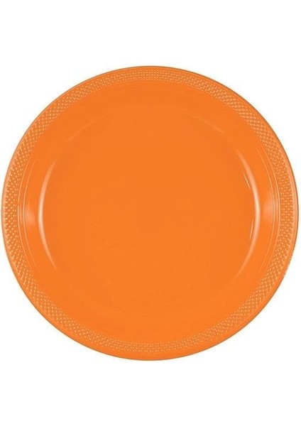 25 Adet Plastik Tabak Turuncu