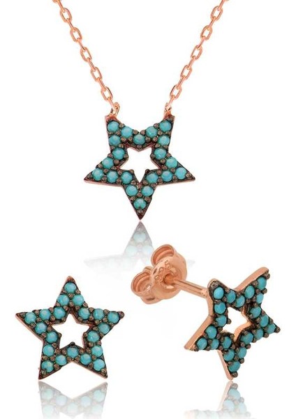 925 Ayar Gümüş Yıldız Set ST1160103 (972972)