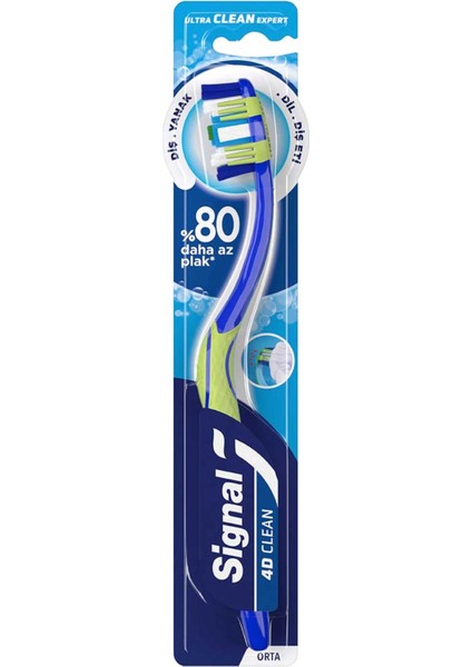 4d Clean Expert Diş Fırçası 4 Adet