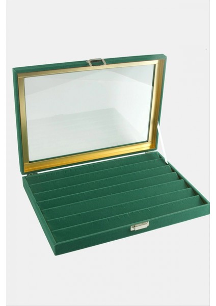 Cam Kapaklı Anfora Kumaş Küpe Standı 24*34 cm fiyatları