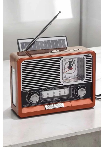 Bfs Nostaljik Görünümlü USB Girişli Bluetooth Bağlantılı Radyo fırsatları