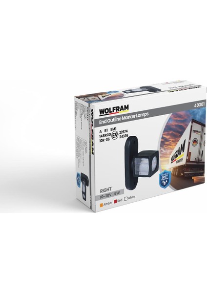 Dorse Boynuz Lamba Kısa Desenli Sağ E Belgeli - Wolfram 40301 fiyatları