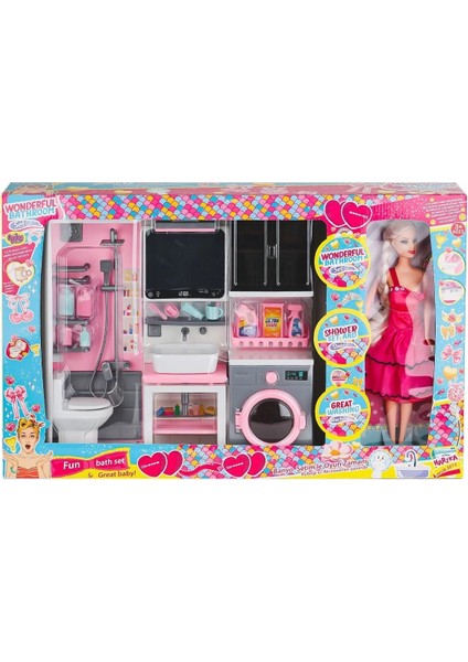 OYD-02393 Bebek ile Banyo Seti Oyun Zamanı