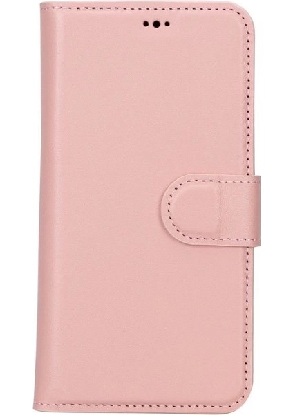 Apple iPhone 15 Uyumlu Deri Cüzdanlı Kılıf Mwwn Nu2 Pembe fırsatları