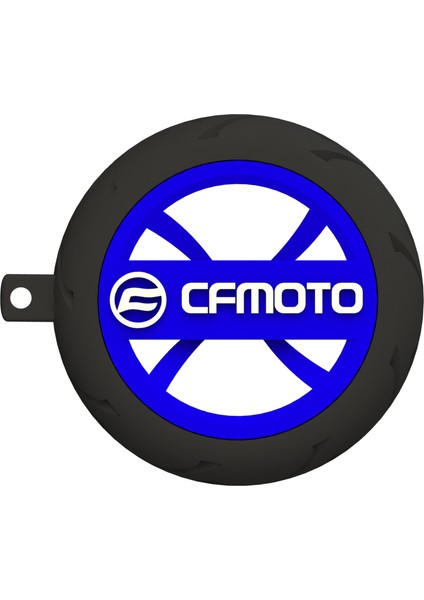 Cf Moto Logolu Özel Tasarım Lastik Detaylı Motosiklet Anahtarlığı fiyatları