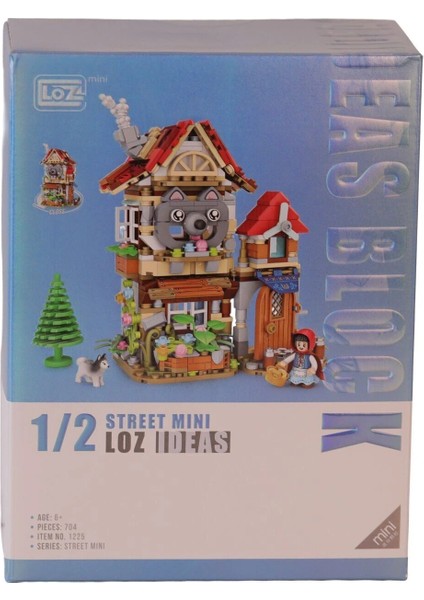 LZ-1225 Loz Masal Evi 704 Parça Block Oyuncak