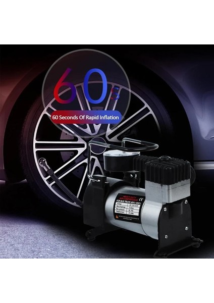 Profesyonel Metal Oto Araç Hava Kompresörü 12V modelleri