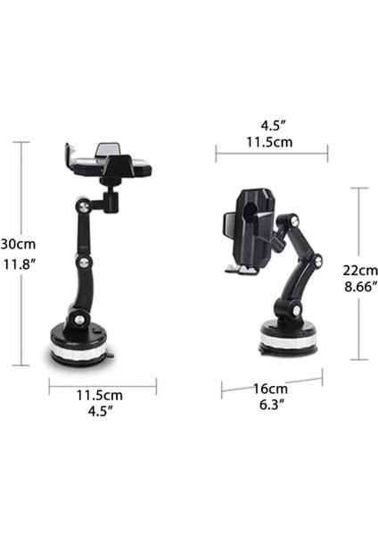 Egonex 360 Derece Dönebilen Ayarlanabilir Araç Içi Vantuzlu Telefon Tutucu fiyatları