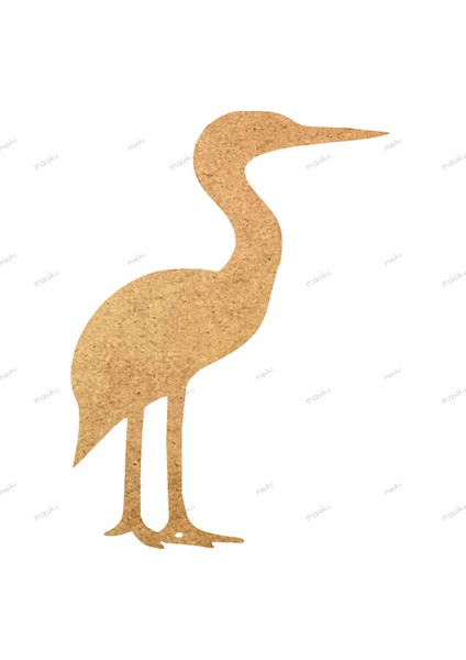 10'lu Paket Ahşap Duvar Dekoru - ST_00448 - 6 x 8 cm