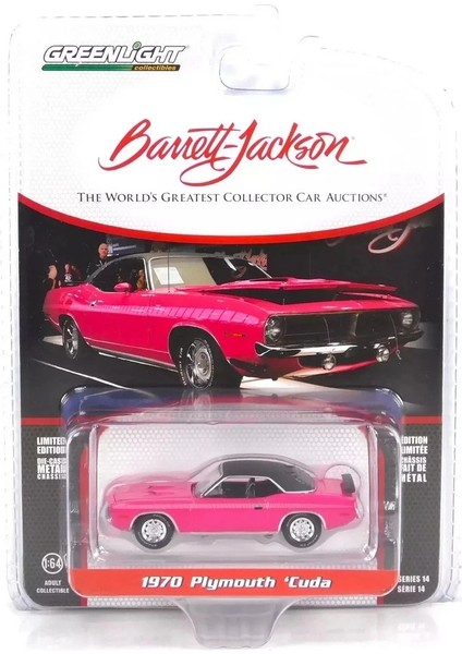 Greenlight 1/64 Barrett-Jackson Series 14- 1970 Plymouth Cuda fiyatları