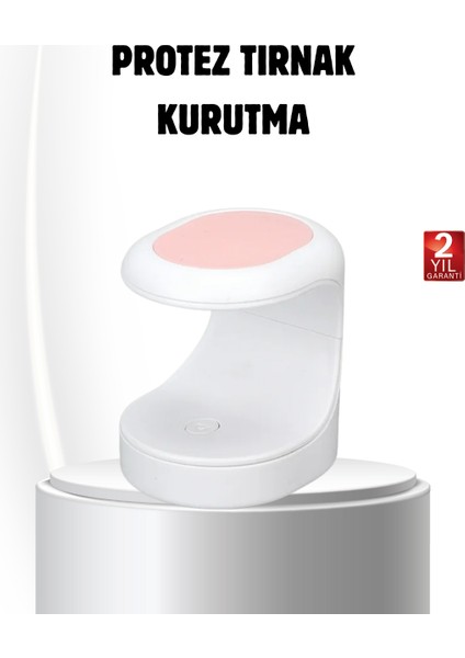 LED Mini Oje Kurutucu Taşınabilir Hızlı Kuruma Cihazı 3 LED Işıklı