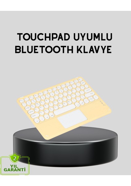 Bluetooth Kablosuz Klavye – Ince Slim Model, Tablet ve Akıllı Tv Uyumlu, Sessiz Tuşlu Taşına