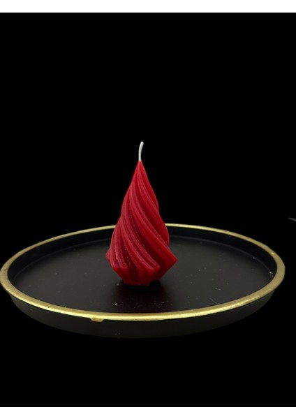 Yılbaşı Temalı Kırmızı Çam Ağacı Mum Seti, Şıklık ve Sıcaklık Katacak 2'li Paket modelleri