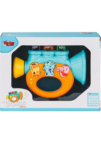 JLG-855-37A Işıklı ve Müzikli Trompet Bebek Pianosu -Vardem Oyuncak fiyatları