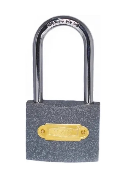 Eko Gri Döküm Uzun Kancalı Asma Kilit 38MM