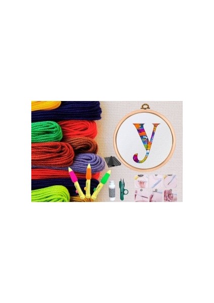 Punch Seti Nakış Seti Kasnaklı Kendin Yap Seti Seri 100