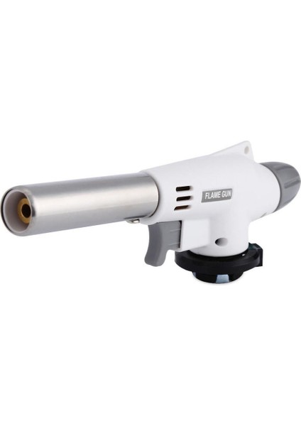 Butan Kartuş Uyumlu Pürmüz Alev Tabancası | Alev Ayarlı - Vakumlu Çakmaklı - 1300°C Yüksek Isı