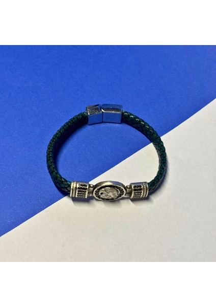 El Işçiliği ile Üretilmiş Hakiki Deri Erkek Bileklik modelleri