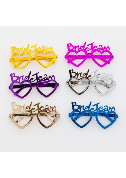 Kalpli Bride Team Gözlük Seti 6 Renk - Kına &amp;amp;amp; Düğün Partileri Için (4940) modelleri