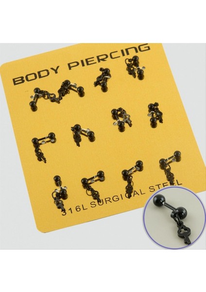 Anahtar Çelik Piercing 1 Adet