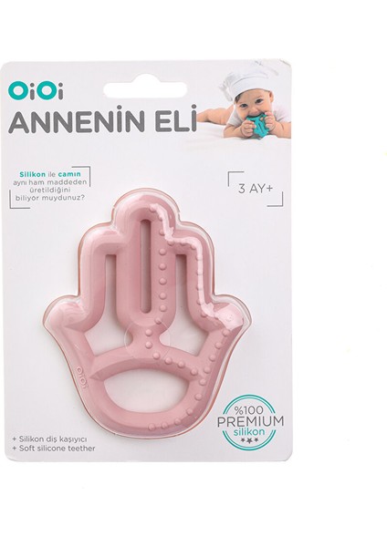 Silikon Diş Kaşıyıcı Annenin Eli Pembe (2 Adet) modelleri