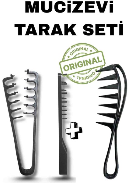 Mucizevi Tarak ve Wax Tarağı 2li Set