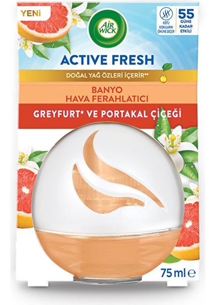 Oda Kokusu Decosphere Greyfurt ve Portakal Çiçeği 75 ml (2 Adet)