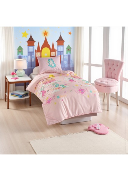 Junior Nevresim Seti Tek Kişilik Unicorn Dreams Pembe fiyatları
