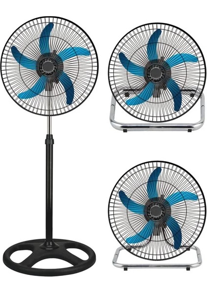 Fiev 18 Inç 3in1 Ayaklı Vantilatör 130 Watt Bakır Sargı