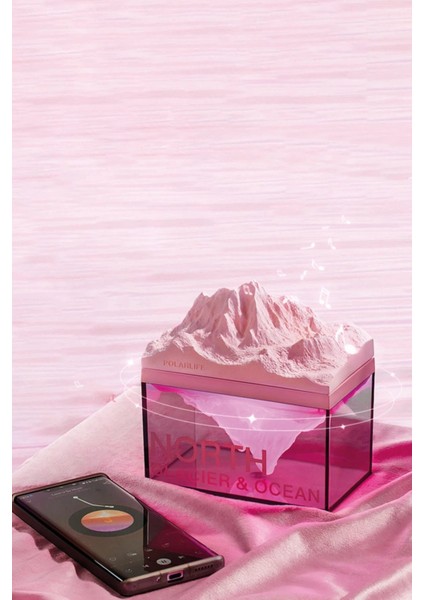 Z4 Kuzey Okyanus Temalı Gece Lambası Özellikli Bt Kablosuz Hoparlör - Pembe modelleri