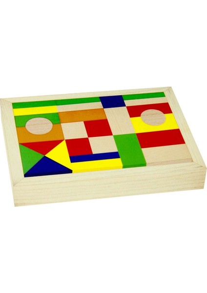 Playwood Eğitici Ahşap Bloklar 29 Parça modelleri